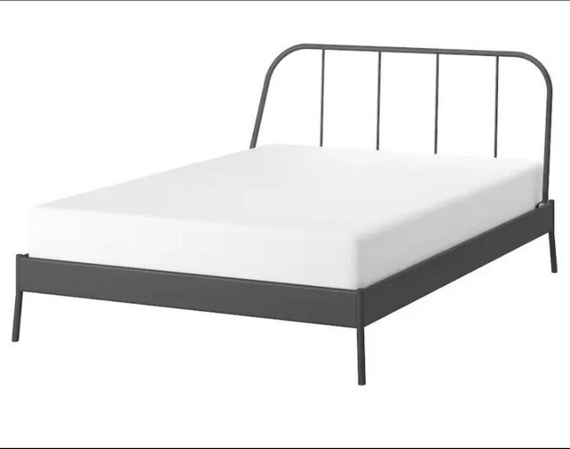Preview of the first image of IKEA Metal Bed Frame & Slats.