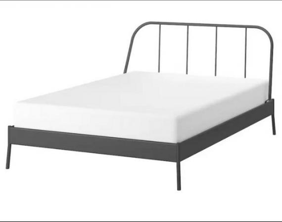 Image 1 of IKEA Metal Bed Frame & Slats