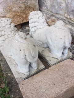 Image 3 of Pair of Stone Lions ..........