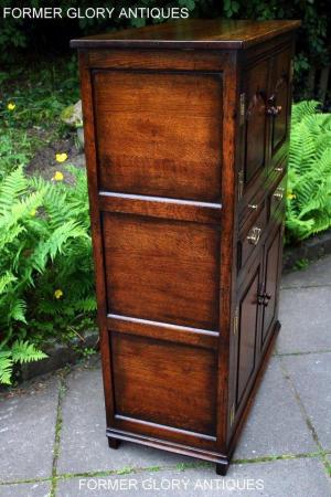 Image 10 of A TITCHMARSH AND GOODWIN OAK WINE CUPBOARD DRINKS CABINET