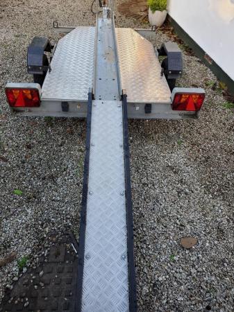 Image 3 of Single Motorcycle Trailer with Ramp