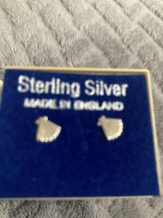 Image 3 of Set 3. New Vinted sterling silver earrings boxed