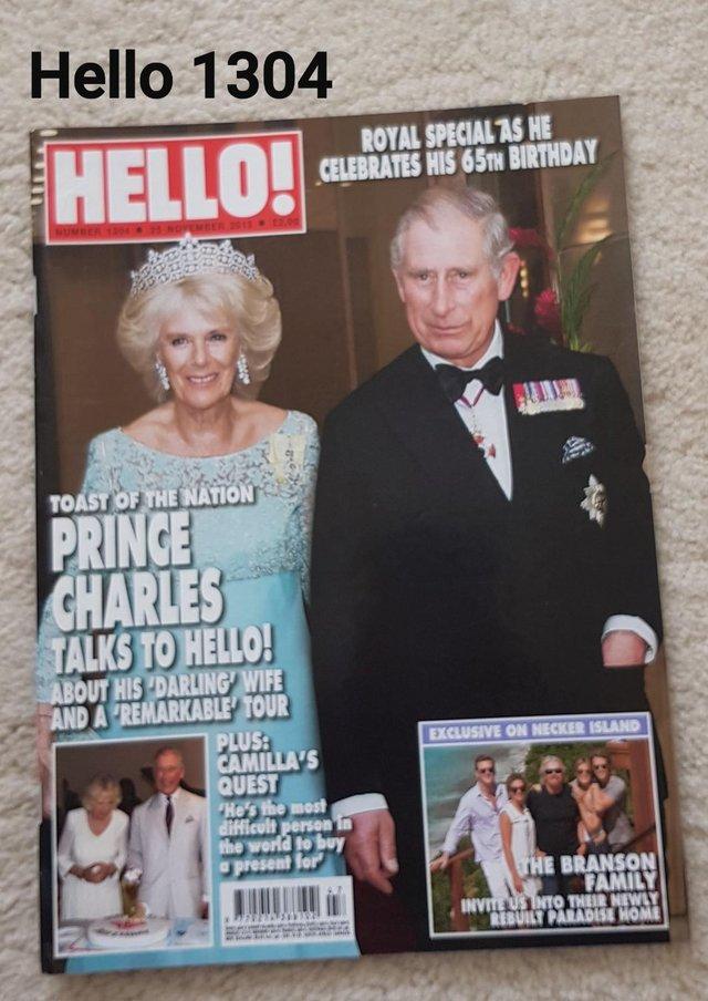 Preview of the first image of Hello Magazine 1304 - Prince Charles at 65.