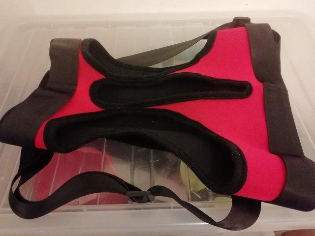 Preview of the first image of Animal Swim Vest (i think) red and black.