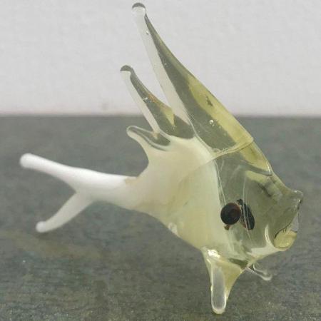 Image 3 of Vintage handmade glass fish - repaired.