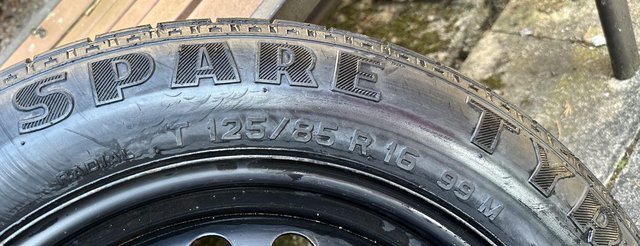 Image 2 of Pirelli Space Saver Spare Tyre.