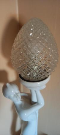 Image 2 of Porcelain Art Deco Table Lamp In Ex Condition