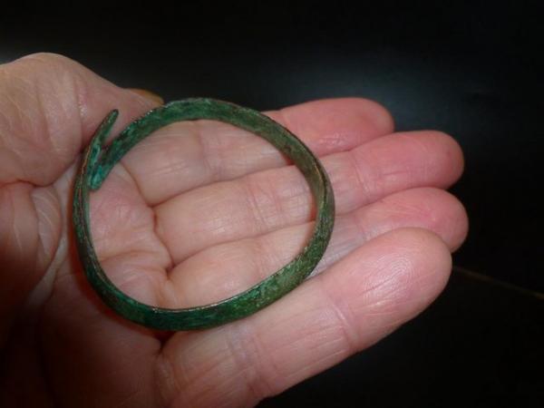 Image 3 of Ancient Viking Genuine Bronze Bracelet