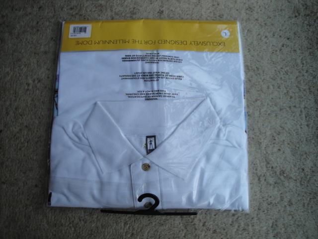 Preview of the first image of Millennium Dome Polo Shirt (White unopened).
