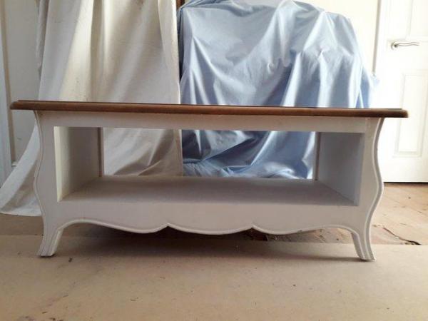Image 17 of LARGE PINE PAINTED COFFEE TABLE