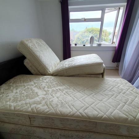 Image 2 of 2 x adjustamatic single beds with massage