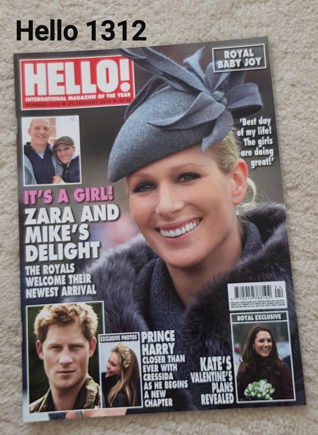 Preview of the first image of Hello Magazine 1312 - A Girl! For Zara & Mike Tindall.