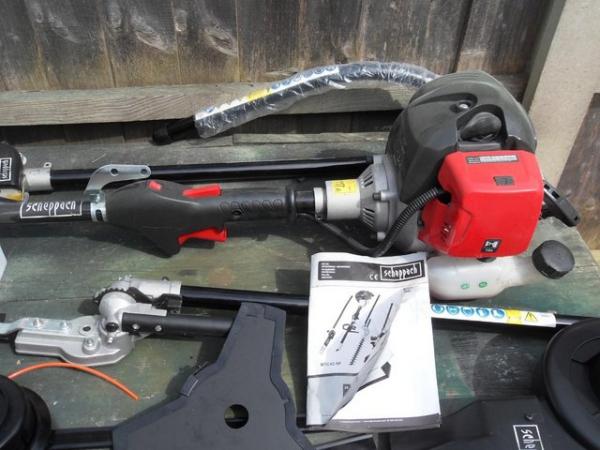 Image 2 of 4-in-1 Petrol Multi-Tool Hedge trimmer/Chainsaw/strimmer