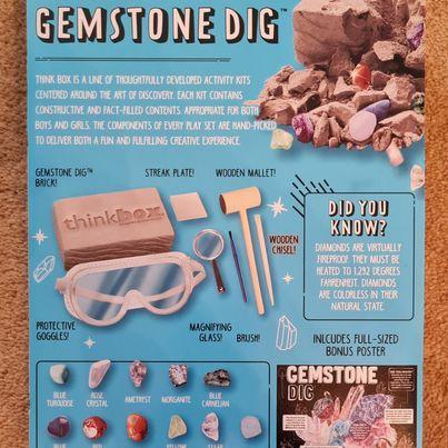 Image 1 of 'GEMSTONE DIG' GAME by THINKBOX - NEW and UNOPENED