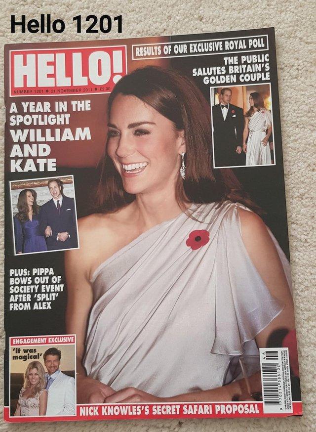 Preview of the first image of Hello Magazine 1201 - A Year in Spotlight - Kate & William.
