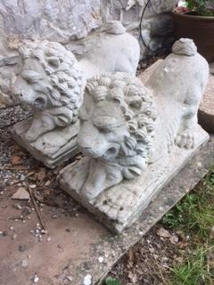 Preview of the first image of Pair of Stone Lions ...........
