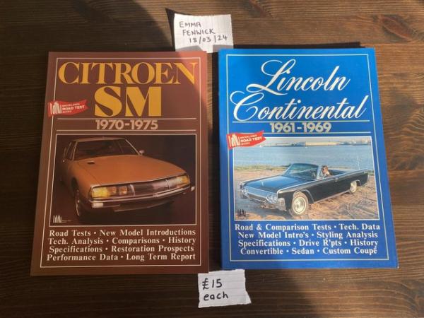 Image 1 of Selection of classic car reference books