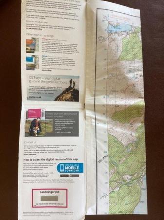 Image 2 of OS Landranger Map no. 56 Loch Lomond & Inveraray.