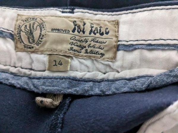 Image 2 of Fat Face Navy Blue Ladies Chino's size 14