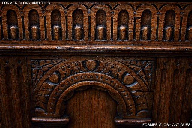 Image 81 of A TITCHMARSH & GOODWIN CARVED OAK BLANKET CHEST BOX TRUNK