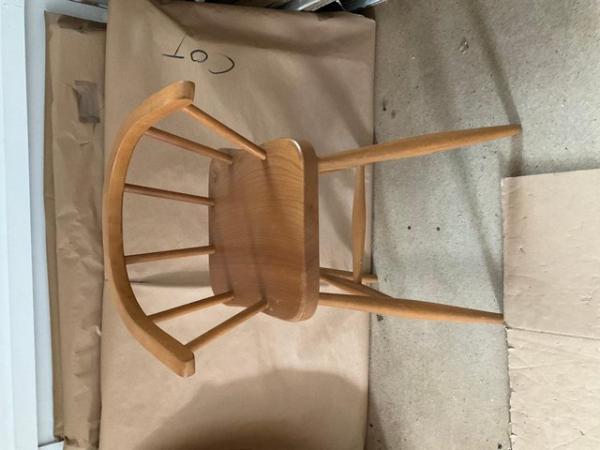 Image 2 of Child's Wooden High Chair in Very Good Condition