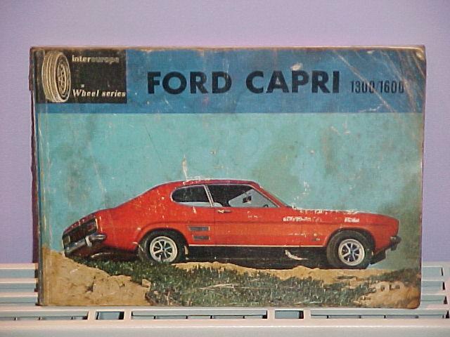 Preview of the first image of FORD CAPRI HANDBOOK c.1971.