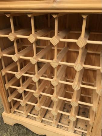 Image 3 of Wine Rack Wooden for 30 Bottles