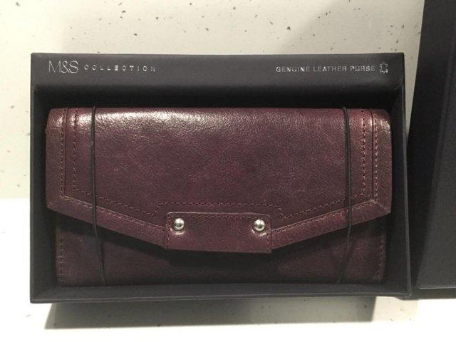 Preview of the first image of M&S COLLECTION. -LEATHER PURSE.