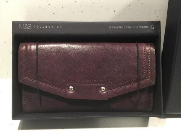 Image 1 of M&S COLLECTION. -LEATHER PURSE