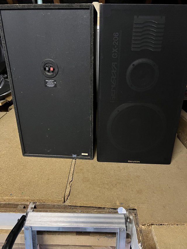 Preview of the first image of Pair of GENEXXA Speakers Black.