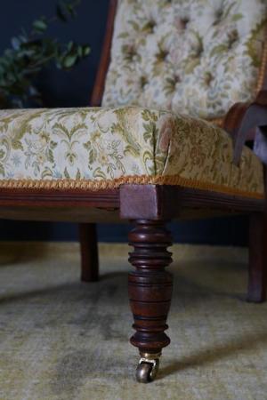 Image 6 of Late Victorian Edwardian Arts & Crafts Parlour Chair