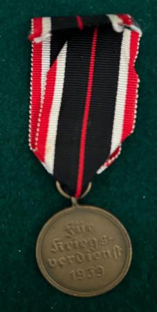 Image 2 of WW2 German War Merit Medal 100% Genuine and original