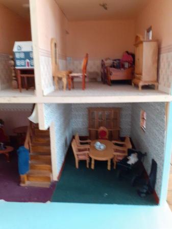 Image 3 of Old hand made dolls House in fare condition
