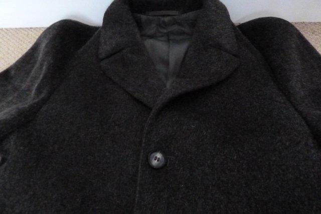 Image 2 of Men's Crombrie Style Black/Grey Coat