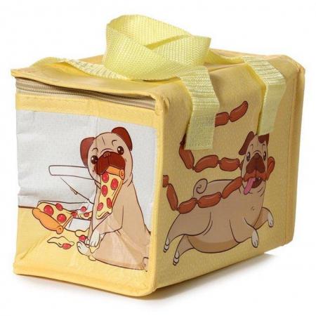 Image 2 of Mopps Pug RPET Recycled Plastic Bottles Reusable Lunch Box C