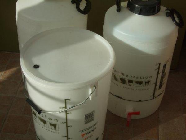Image 1 of Home brewing equipment for beer or wine.
