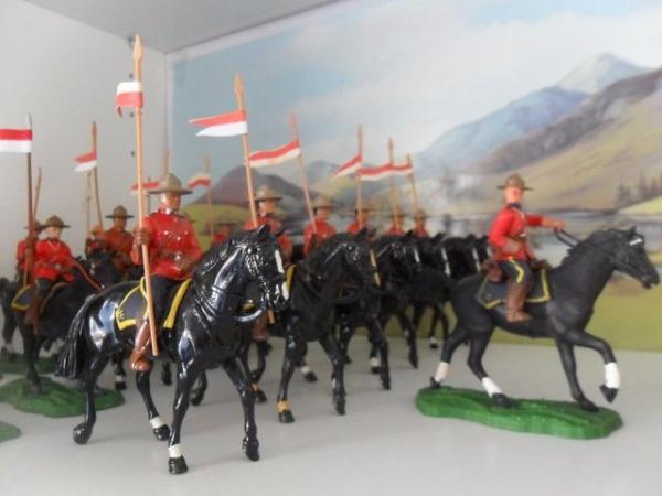 Image 8 of Britain's 1/32 scale Canadian Mounties 1960/70 Swoppets
