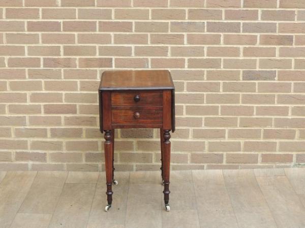 Image 3 of Edwardian Extendable Side Table (UK Delivery)