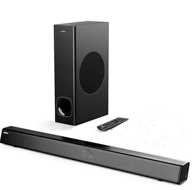 Preview of the first image of ABOXSound Bar with Subwoofer, TV Channel Bluetooth Sound B.