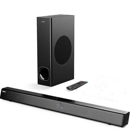 Image 1 of ABOXSound Bar with Subwoofer, TV Channel Bluetooth Sound B
