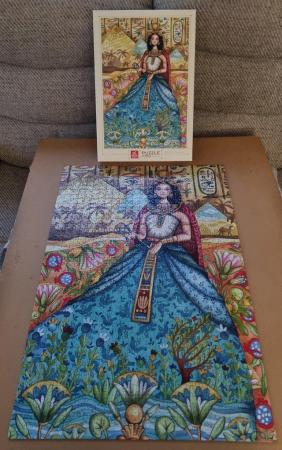 Image 3 of 1000 piece Jigsaw called CLEOPATRA. MADE IN ROMANIA.