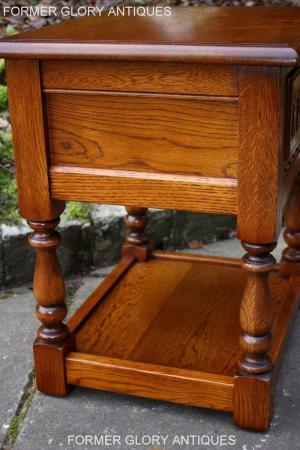 Image 54 of OLD CHARM LIGHT OAK PHONE LAMP TABLE BEDSIDE CABINET STAND