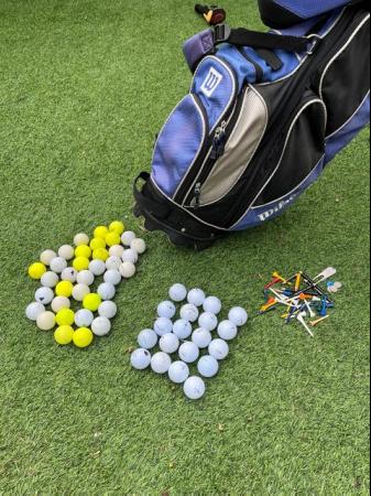 Image 3 of Golf clubs, bag and golf balls