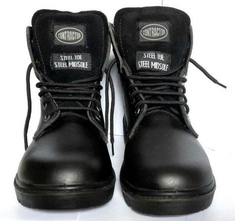 Image 1 of UNUSED CONTRACTOR HD WORK BOOTS size 9