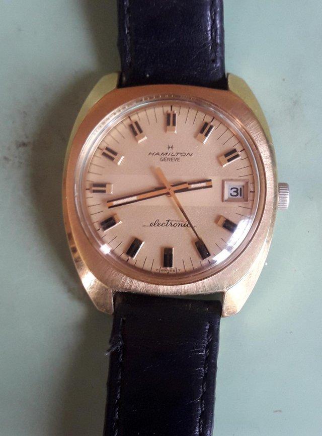 Preview of the first image of VINTAGE HAMILTON ELECTRIC WRISTWATCH.