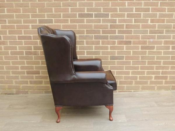 Image 4 of Saxon Chesterfield Queen Anne Luxury Armchair (UK Delivery)