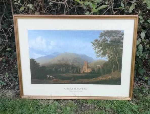 Image 2 of Framed vintage print of Great Malvern by William Turner