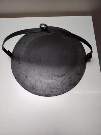 Image 1 of Cast iron skillet for use on open fire etc.