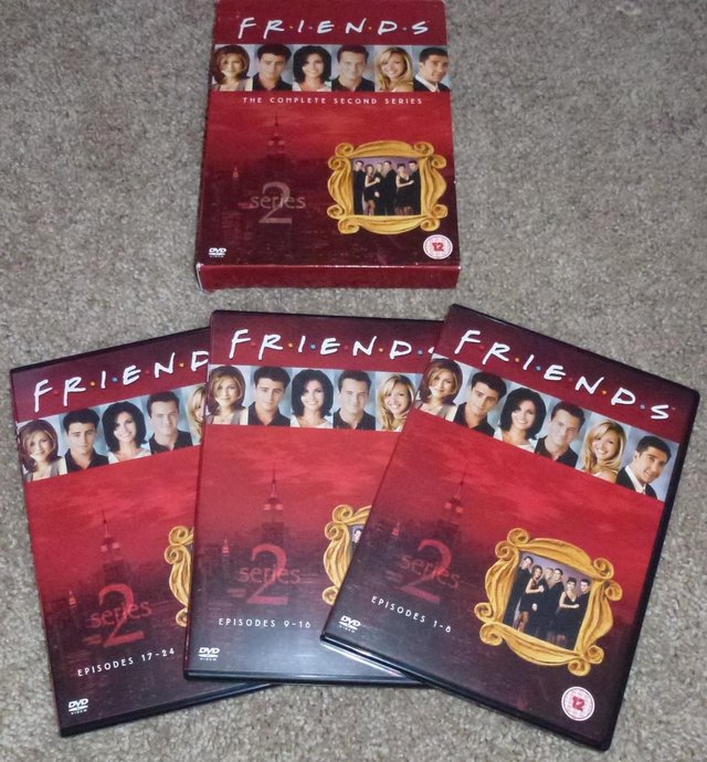 Preview of the first image of Friends, Season 2. DVD Boxset..