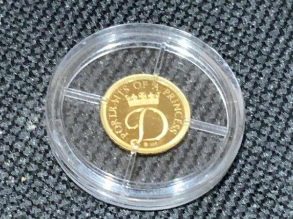 Image 2 of Princess Diana Gold Coin a very rare item